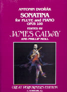 Dvorak Sonatina Op100 Arr Galway Flute Sheet Music Songbook