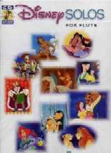 Disney Solos Flute Book & Audio Sheet Music Songbook