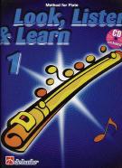 Look Listen & Learn 1 Method For Flute Book & Cd Sheet Music Songbook