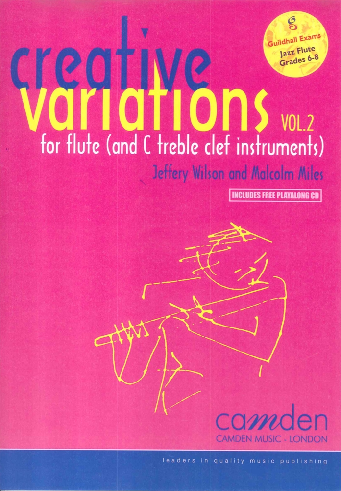 Creative Variations Vol 2 Flute Miles/wilson +cd Sheet Music Songbook