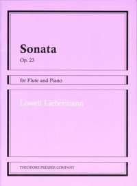 Liebermann Sonata Op23 Flute & Piano Sheet Music Songbook