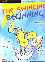 Swinging Beginning Flute Book & Cd Sheet Music Songbook