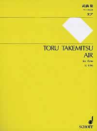 Takemitsu Air For Flute Sheet Music Songbook