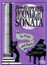 Beethoven Moonlight Sonata Flute & Piano Sheet Music Songbook
