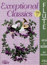 Exceptional Classics Flute (vn/rec) Book & Cd Sheet Music Songbook