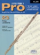 Learn From A Pro Flute Book & Cd Sheet Music Songbook