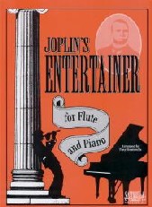 Joplin Entertainer Flute & Piano Sheet Music Songbook