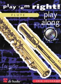 Play Em Right - Play Along Flute Book & Cd Sheet Music Songbook