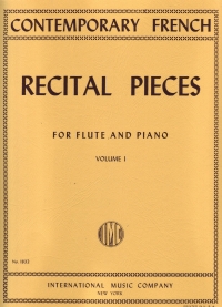 Contemporary French Recital Pieces Vol 1 Flute Sheet Music Songbook