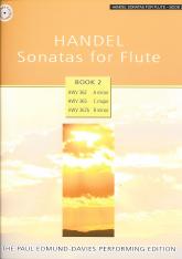 Handel Sonatas Bk 2 Fl(vc)/pf Edmund-davies Bk&cd Sheet Music Songbook