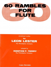 Lester 60 Rambles For Flute (terry) Flute & Piano Sheet Music Songbook