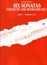 Blavet Sonatas (6) Op2 Bk 1 Nos 1-3 Flute & Piano Sheet Music Songbook