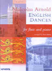 Arnold English Dances Flute & Piano Sheet Music Songbook