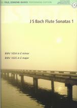 Bach Sonatas 1 Edmund-davies Flute & Piano Bk & Cd Sheet Music Songbook