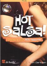 Hot Salsa Flute Derksen Book & Cd Sheet Music Songbook