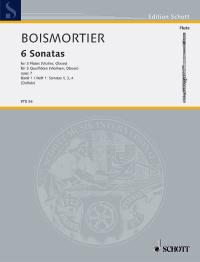 Boismortier Sonatas (6) Vol 1 3 Flutes Sheet Music Songbook