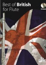 Best Of British For Flute Book & Cd Flute & Piano Sheet Music Songbook