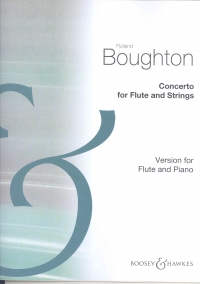 Boughton Concerto For Flute & Strings Flute & Pf Sheet Music Songbook
