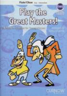 Play The Great Masters Flute/oboe Curnow Book & Cd Sheet Music Songbook
