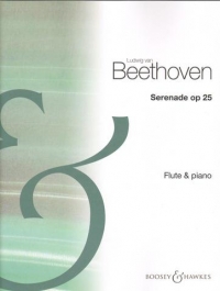 Beethoven Serenade Op25 Flute & Piano Sheet Music Songbook