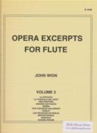 Opera Excerpts For Flute Vol 3 Wion Sheet Music Songbook