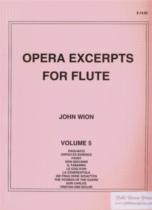 Opera Excerpts For Flute Vol 5 Wion Sheet Music Songbook