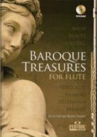 Baroque Treasures Flute Ehret Book & Cd Sheet Music Songbook