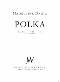 Dring Polka Flute Or Oboe & Piano Sheet Music Songbook