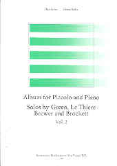 Album Of Piccolo Solos Vol 2 Wye Sheet Music Songbook