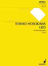Hosokawa Lied Flute & Piano Sheet Music Songbook