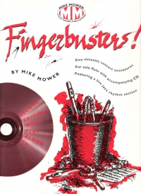 Mower Fingerbusters Flute & Cd Sheet Music Songbook