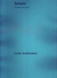 Andriessen Sonata (1956) Flute & Piano Sheet Music Songbook