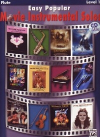 Easy Popular Movie Instrumental Solos Flute + Cd Sheet Music Songbook