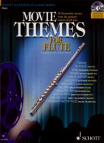 Movie Themes Flute Book & Cd Sheet Music Songbook