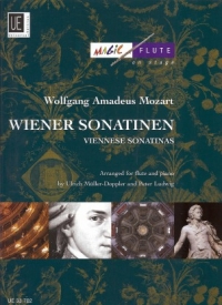 Mozart Wiener Sonatinen Flute & Piano Sheet Music Songbook