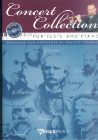 Concert Collection Flute Cesarini Book & Cd Sheet Music Songbook