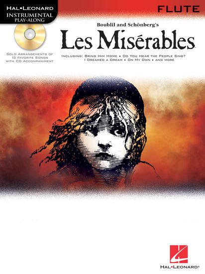 Les Miserables Flute Book & Online Sheet Music Songbook
