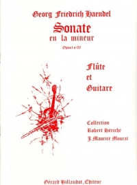 Handel Sonata Op1 No 4 Amin Heriche Flute/guitar Sheet Music Songbook
