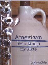 American Folk Music For Flute Walsh Book Cd Sheet Music Songbook