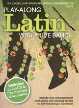 Play Along Latin With A Live Band Flute Book & Cd Sheet Music Songbook