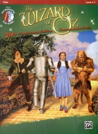 Wizard Of Oz 70th Anniversary Flute Book & Cd Sheet Music Songbook
