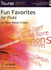 Fun Favorites Flute Schaars Trio Flex Book & Cd Sheet Music Songbook