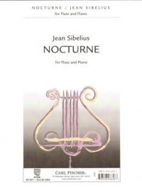 Sibelius Nocturne Flute & Piano Arranged Amans Sheet Music Songbook