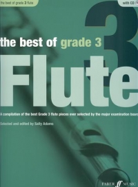 Best Of Grade 3 Flute Adams Book & Audio Sheet Music Songbook
