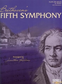 Beethoven Fifth Symphony Flute Or Violin & Piano Sheet Music Songbook