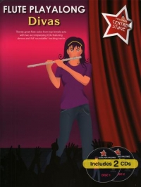 You Take Centre Stage Flute Divas Book & Cd Sheet Music Songbook