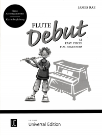 Flute Debut Rae Piano Accompaniments Sheet Music Songbook