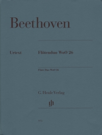 Beethoven Flute Duo Woo26 Set Of Parts 2 Flutes Sheet Music Songbook