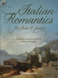 Italian Romantics Cesarini Flute & Piano + Cd Sheet Music Songbook