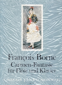 Borne Carmen Fantasy Flute & Piano Sheet Music Songbook